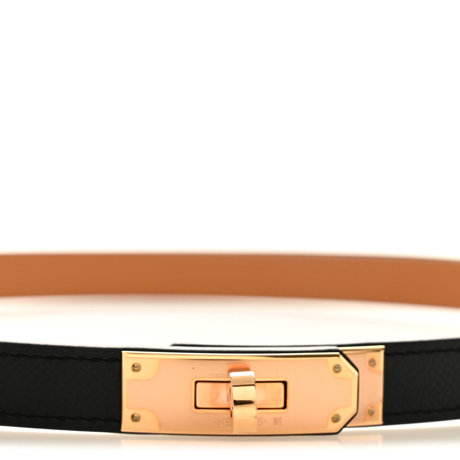Hermes Epsom Kelly Belt Black 5 of 6