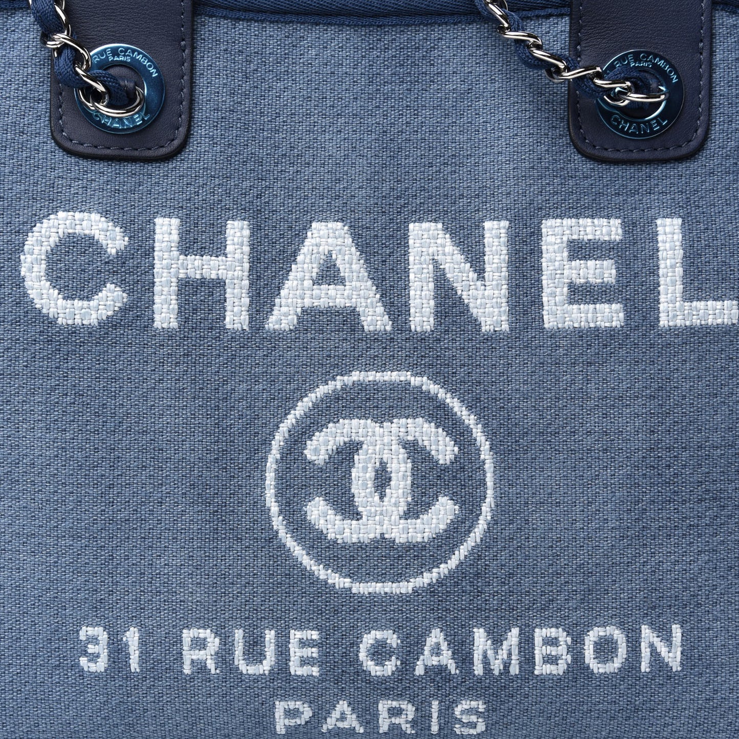 Denim Deauville Bowling Bag Blue