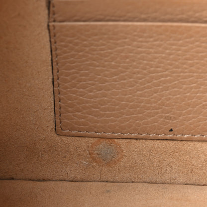 Valentino Garavani Pebbled Calfskin Large Rockstud Envelope Clutch Camel Rose 7 of 7