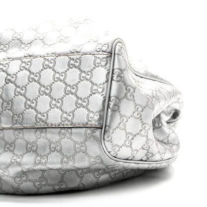 Gucci Guccissima Large Sukey Tote Silver 10 of 12