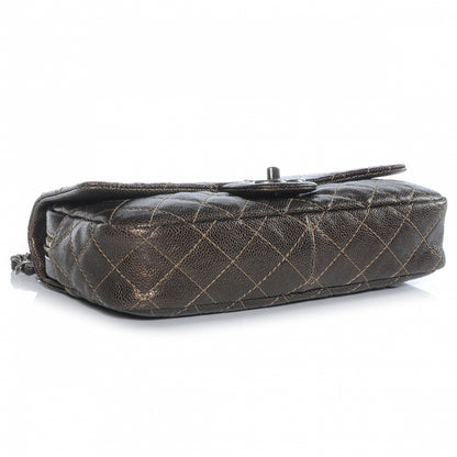 Chanel Iridescent Caviar Chic Caviar Flap Dark Gold 4 of 9