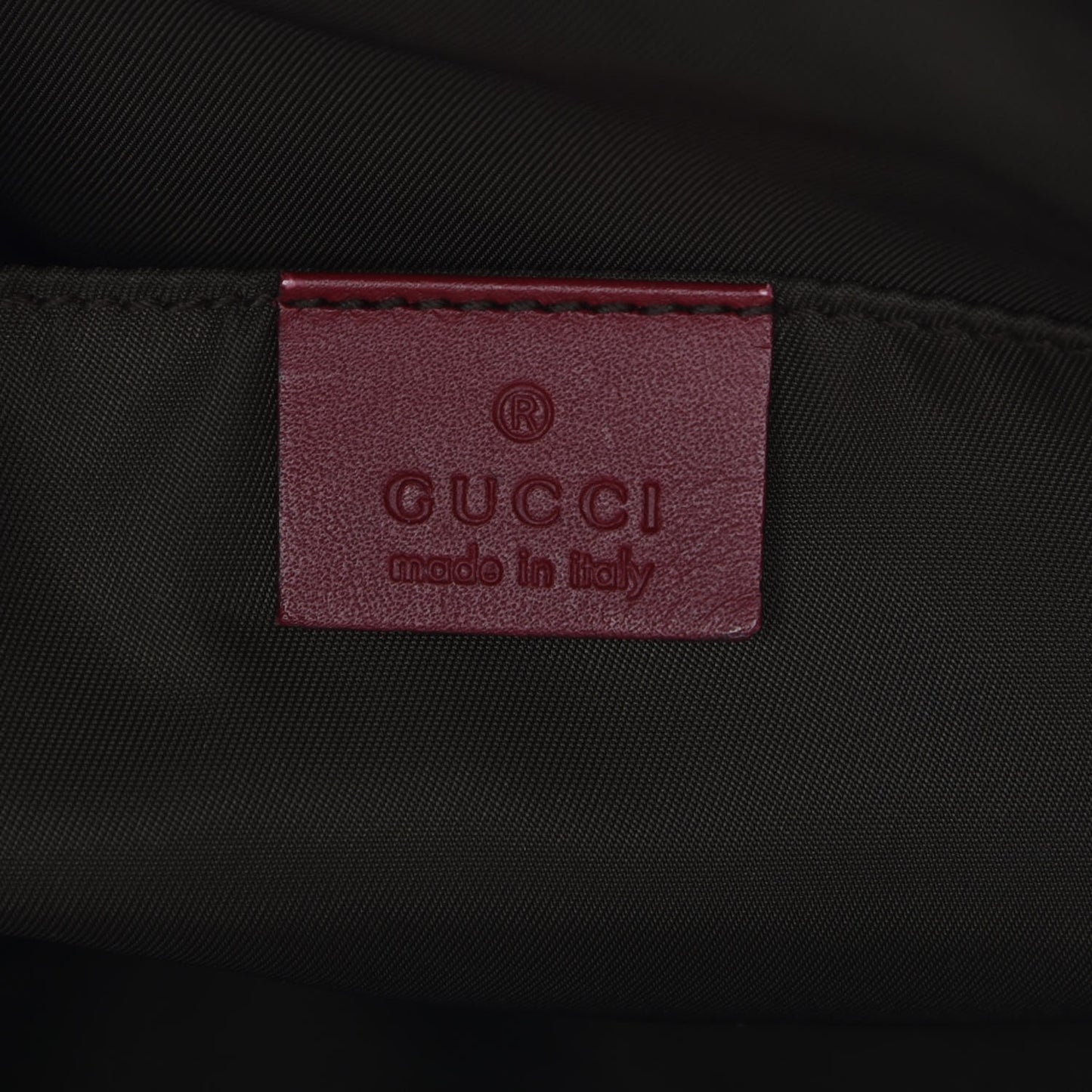 GG Monogram Medium Web Handle Vertical Tote Red