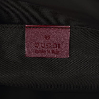 Gucci GG Monogram Medium Web Handle Vertical Tote Red 6 of 7