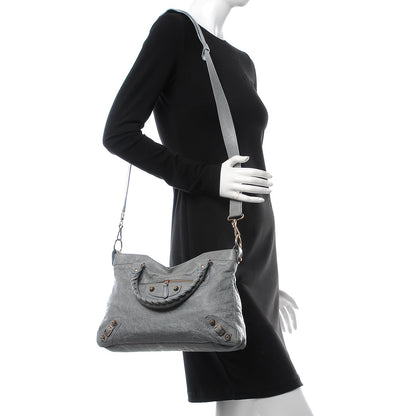 Balenciaga Agneau Giant 12 Rose Gold Hardware Town Ardoise 2 of 9