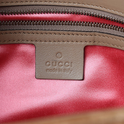 Gucci Velvet Matelasse Medium GG Marmont Shoulder Bag Taupe 5 of 11