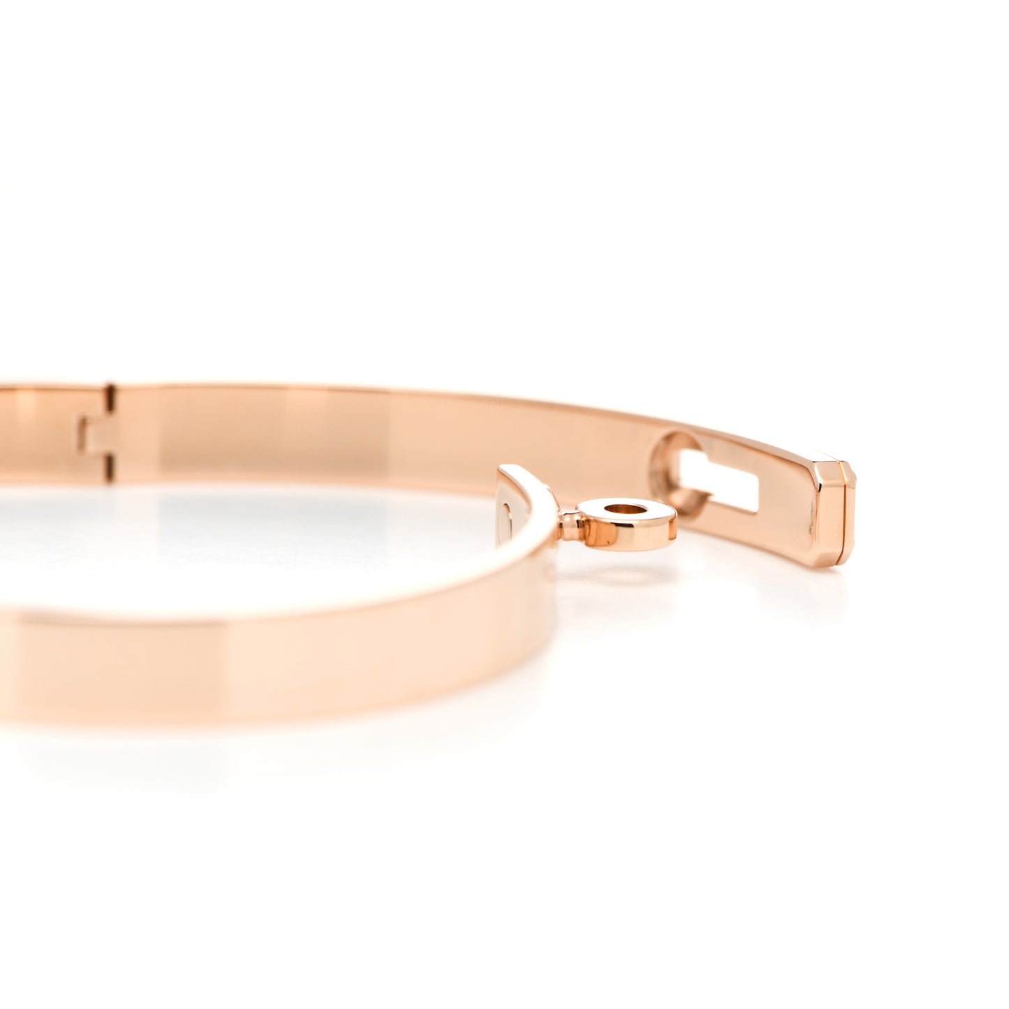 18K Rose Gold Diamond PM Kelly Pave Bracelet XS