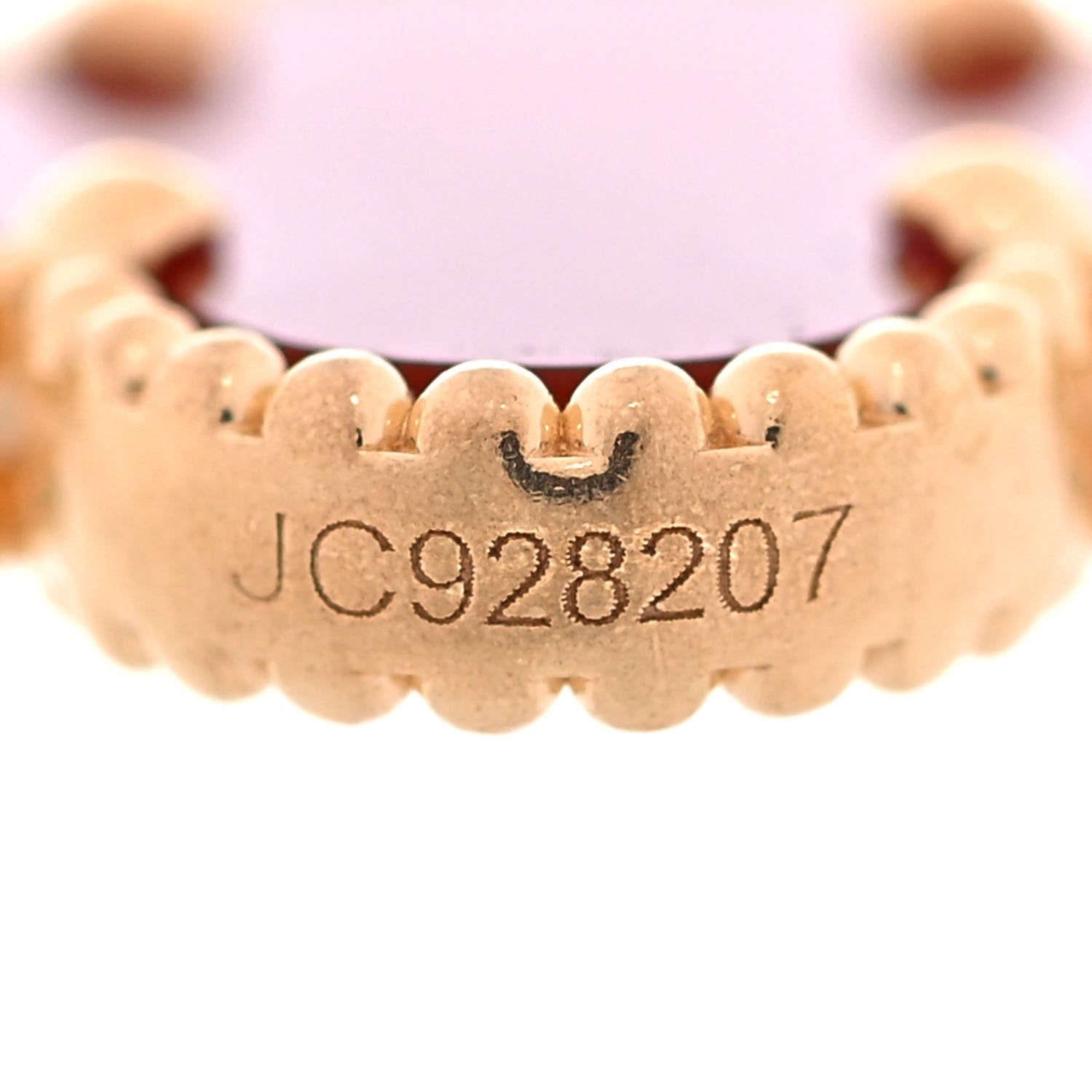 Van Cleef & Arpels 18K Yellow Gold Carnelian 5 Motifs Vintage Alhambra Bracelet 5 of 8