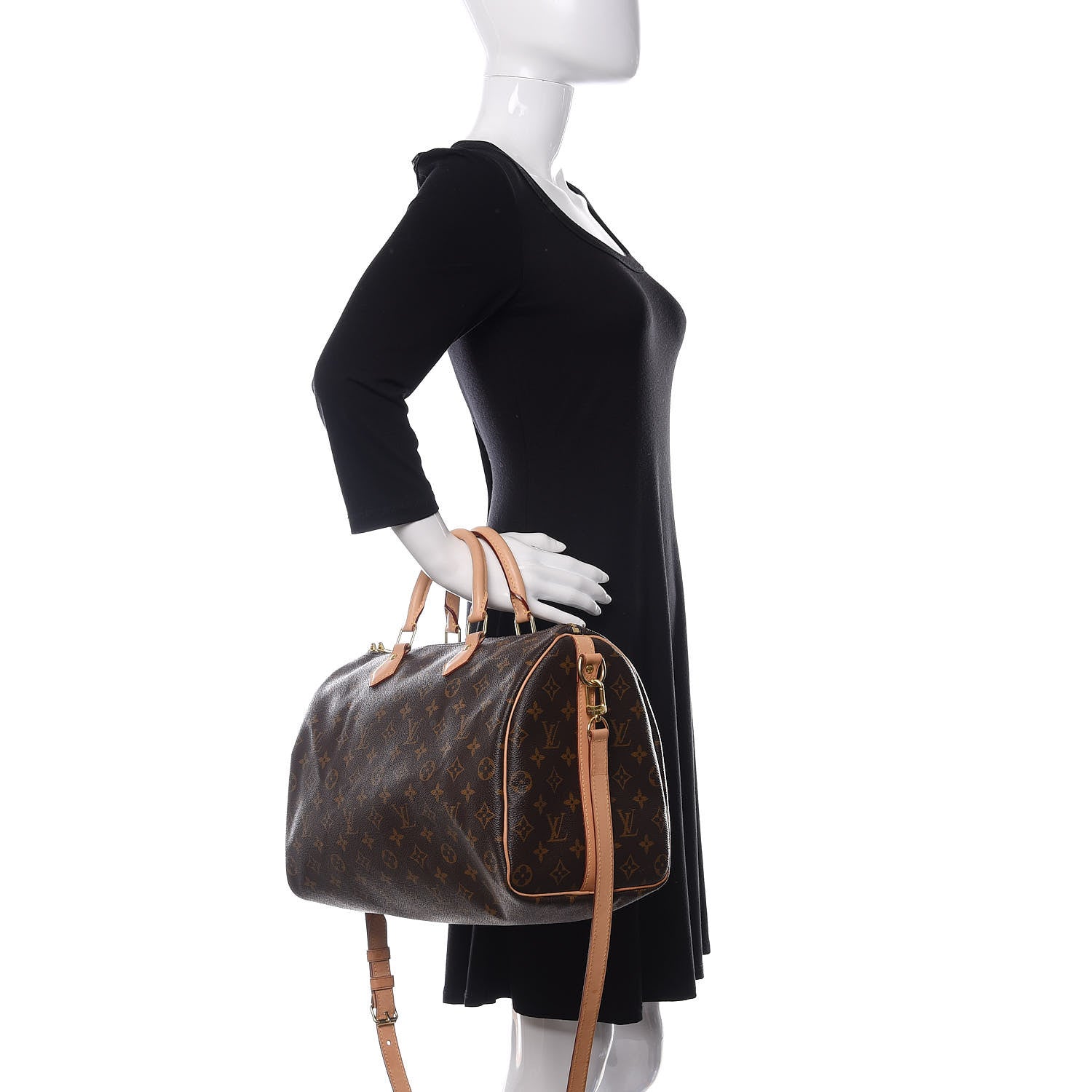 Louis Vuitton Monogram Speedy Bandouliere 35 3 of 12