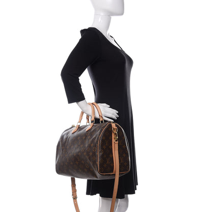 Louis Vuitton Monogram Speedy Bandouliere 35 3 of 12