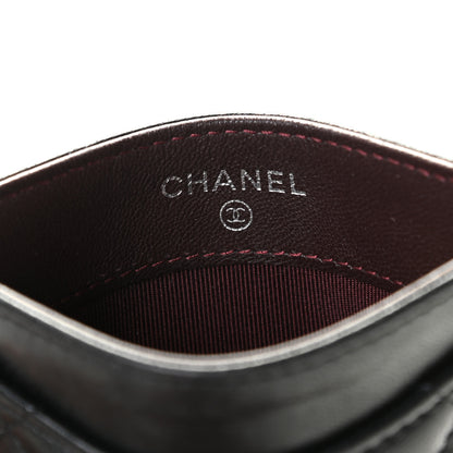 Chanel Lambskin Quilted Card Holder Black 6 of 8