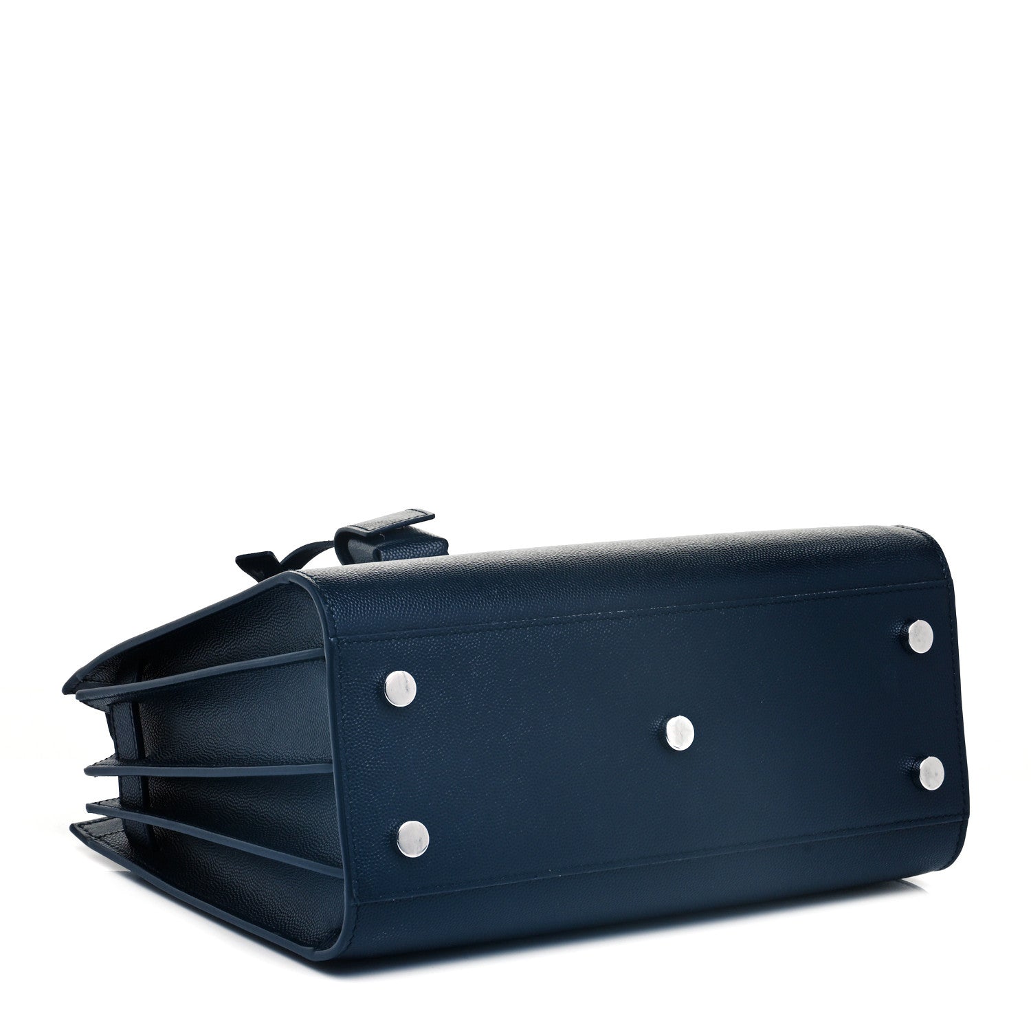 Saint Laurent Grain De Poudre Baby Sac De Jour Denim Blue 3 of 7