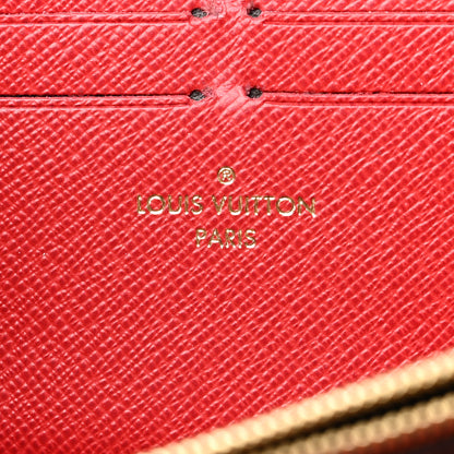 Louis Vuitton Damier Ebene Clemence Wallet Cherry 6 of 8