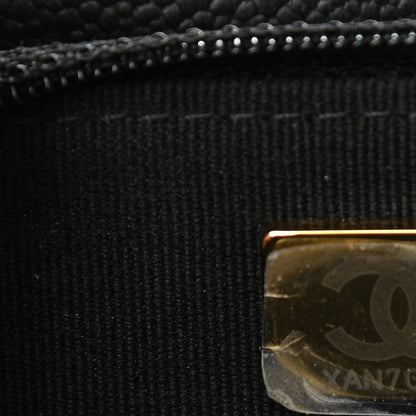 Chanel Caviar Quilted Tiny CC Wallet On Chain WOC Black 8 of 11