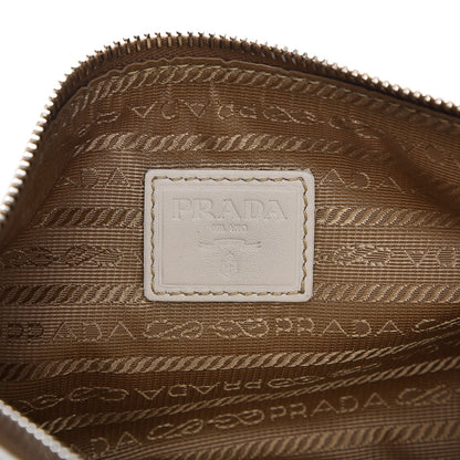 Prada Jacquard Logo Shoulder Bag Corda Talco 6 of 7