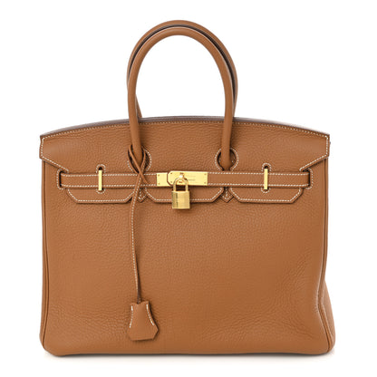 Hermes Togo Birkin 35 Gold 1 of 10