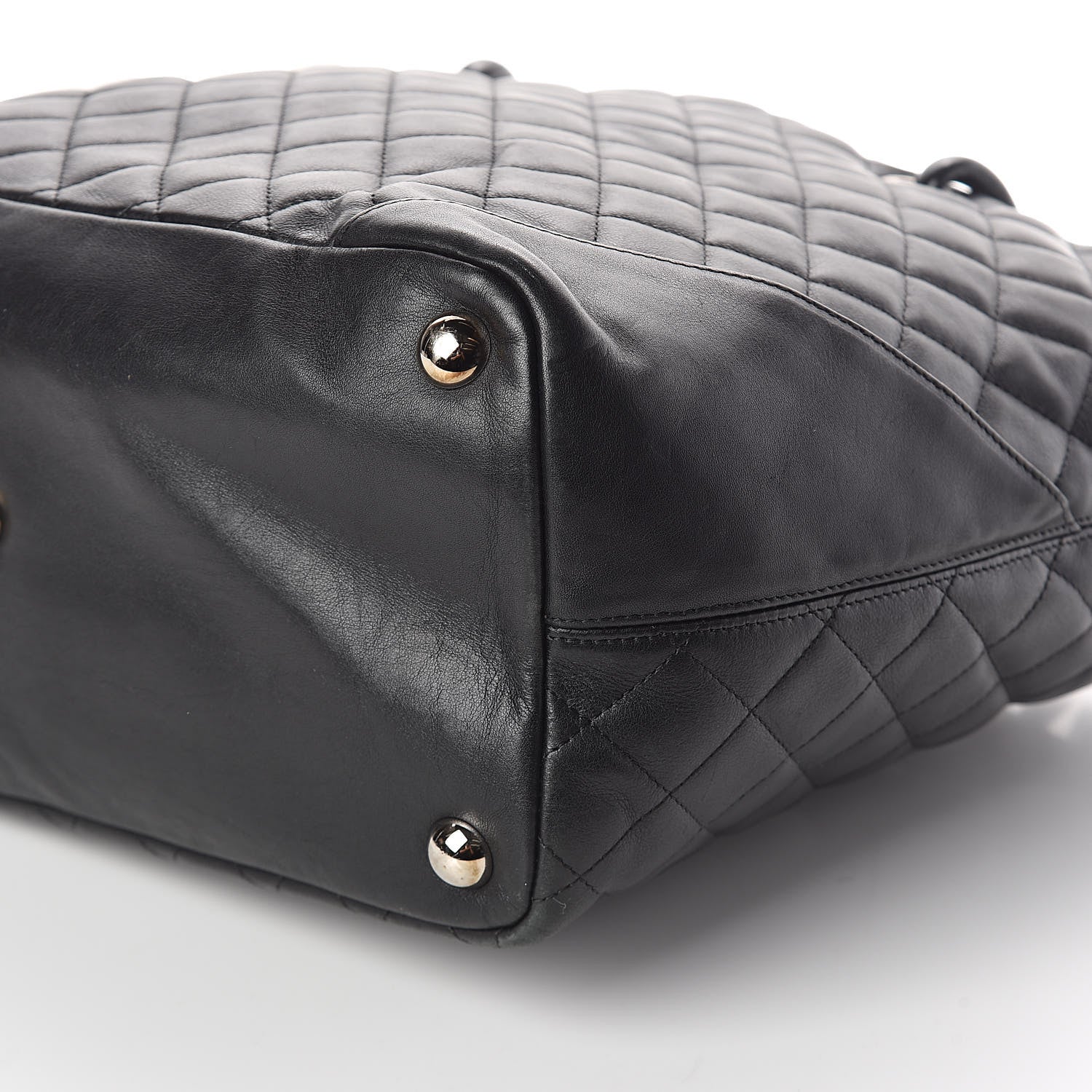 Chanel Calfskin Quilted Large Cambon Tote Black 10 of 10