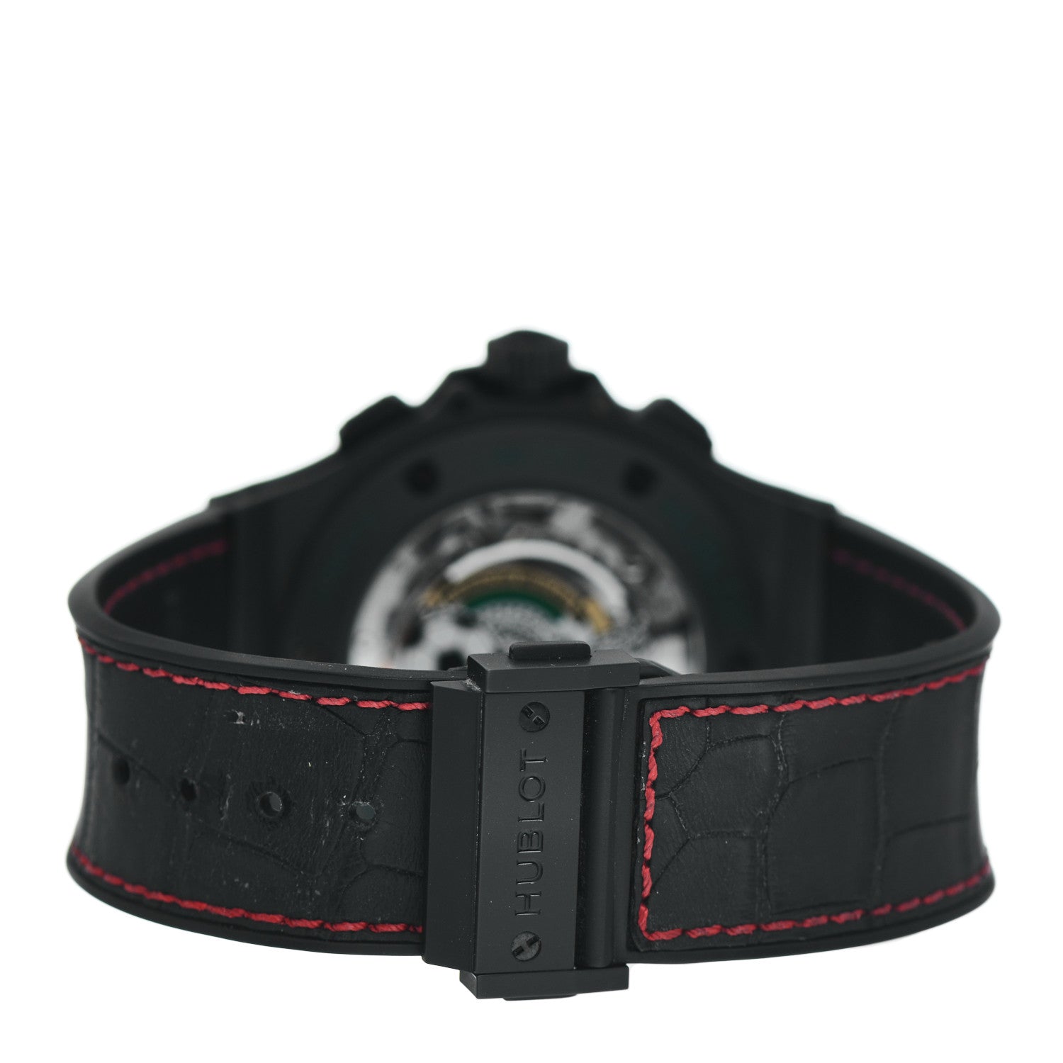 Hublot Ceramic Alligator 44mm Big Bang AeroBang Limited Edition "Mexico" Automatic Watch Black 310.CI.1190.GR.FMF10 3 of 4