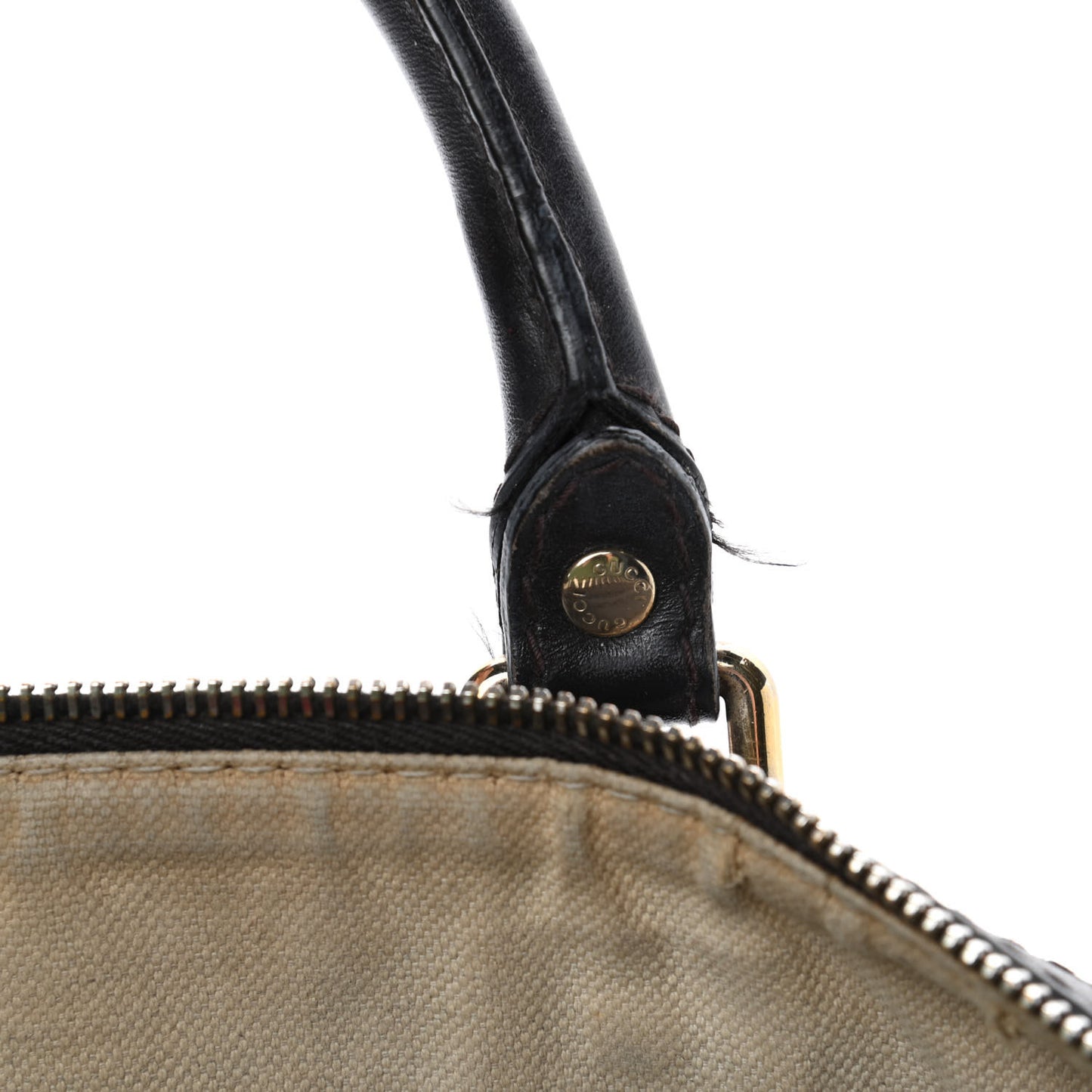 Monogram Vintage Web Medium Boston Dark Brown