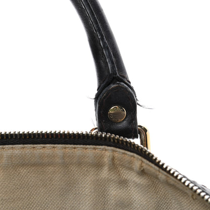 Gucci Monogram Vintage Web Medium Boston Dark Brown 10 of 14