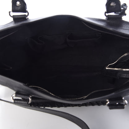 Balenciaga Chevre Silver Metallic Edge Hardware City Black 6 of 11