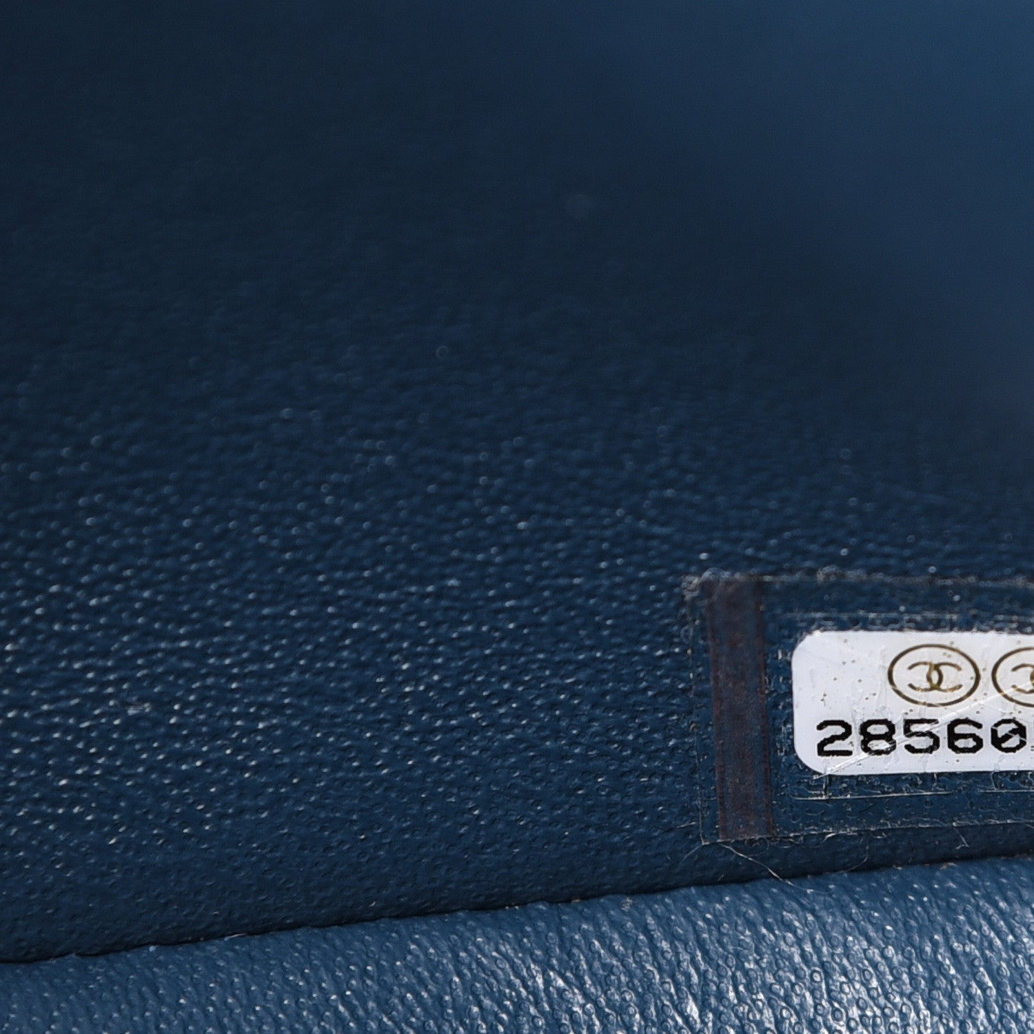 Chanel Lambskin Quilted Mini Rectangular Flap Dark Blue 6 of 12