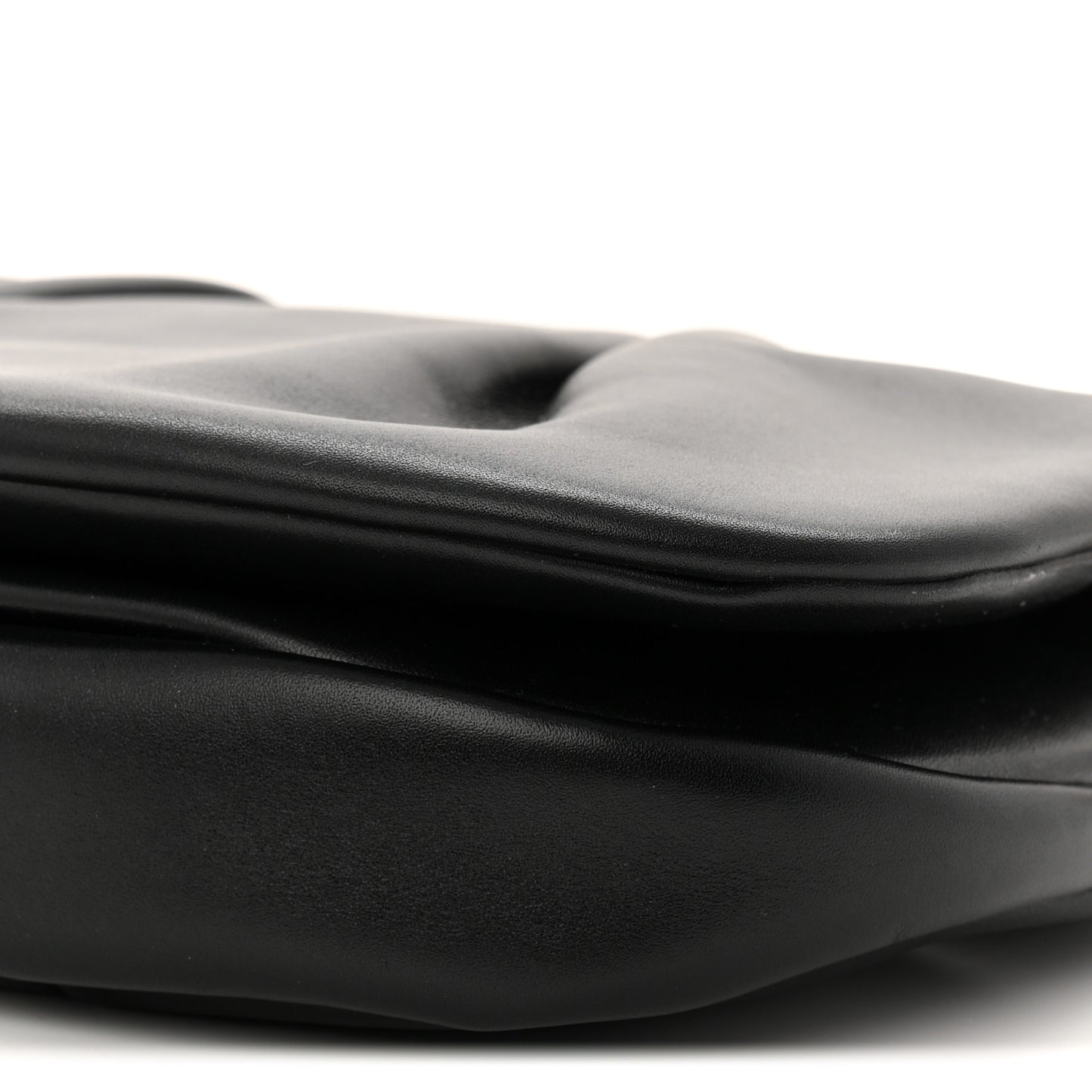 Shiny Nappa Calfskin Paseo Satchel Black