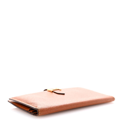 Hermes Epsom Bearn Gusset Wallet Gold 4 of 6