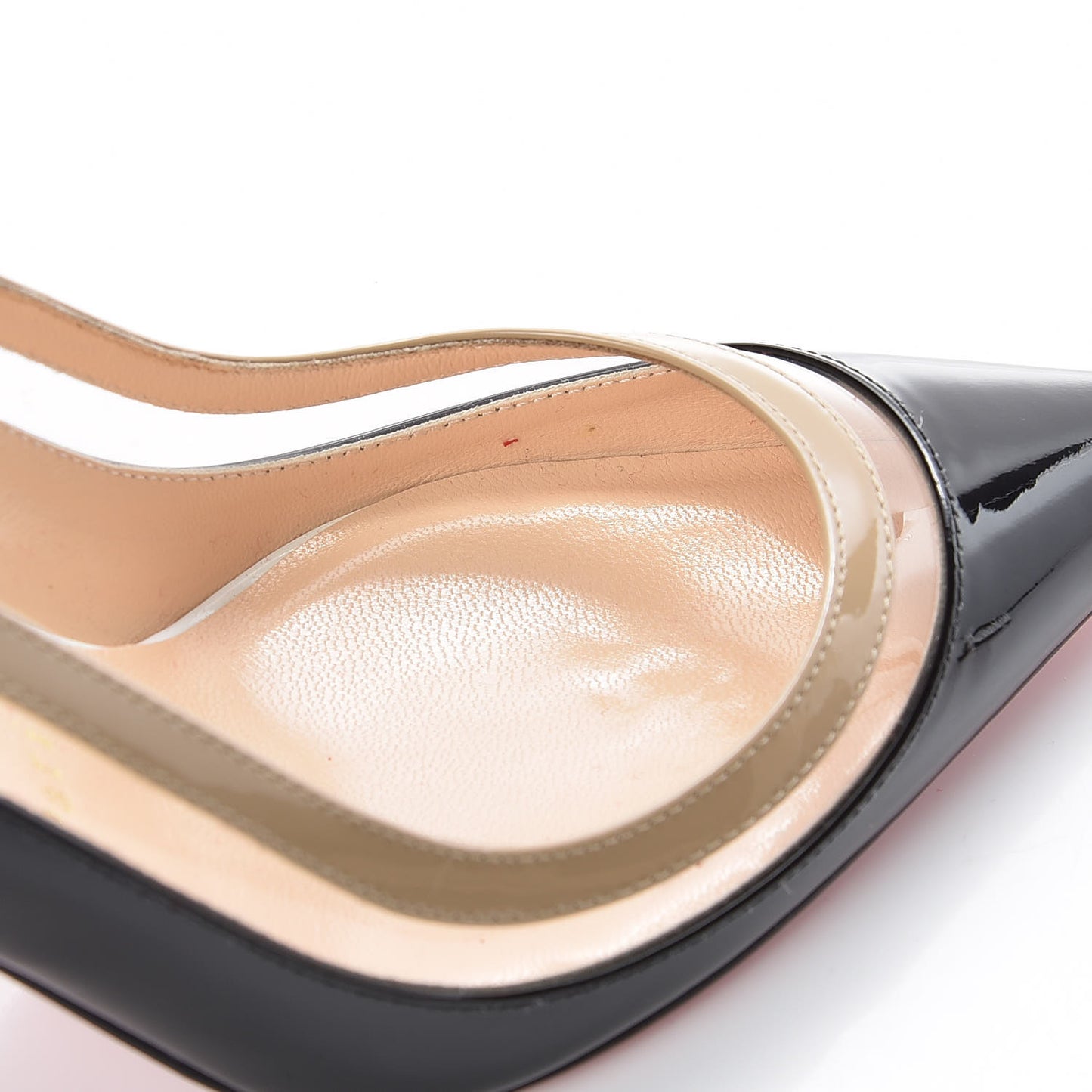 Patent PVC Paulina 85 Pumps 36 Black