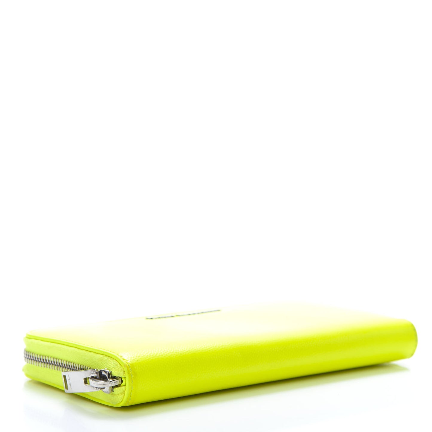 Grain De Poudre Classic Zip Around Wallet Neon Yellow