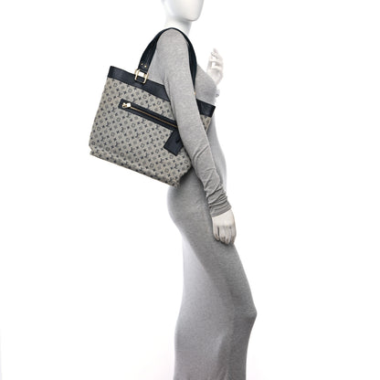 Louis Vuitton Mini Monogram Lucille GM Blue 2 of 9