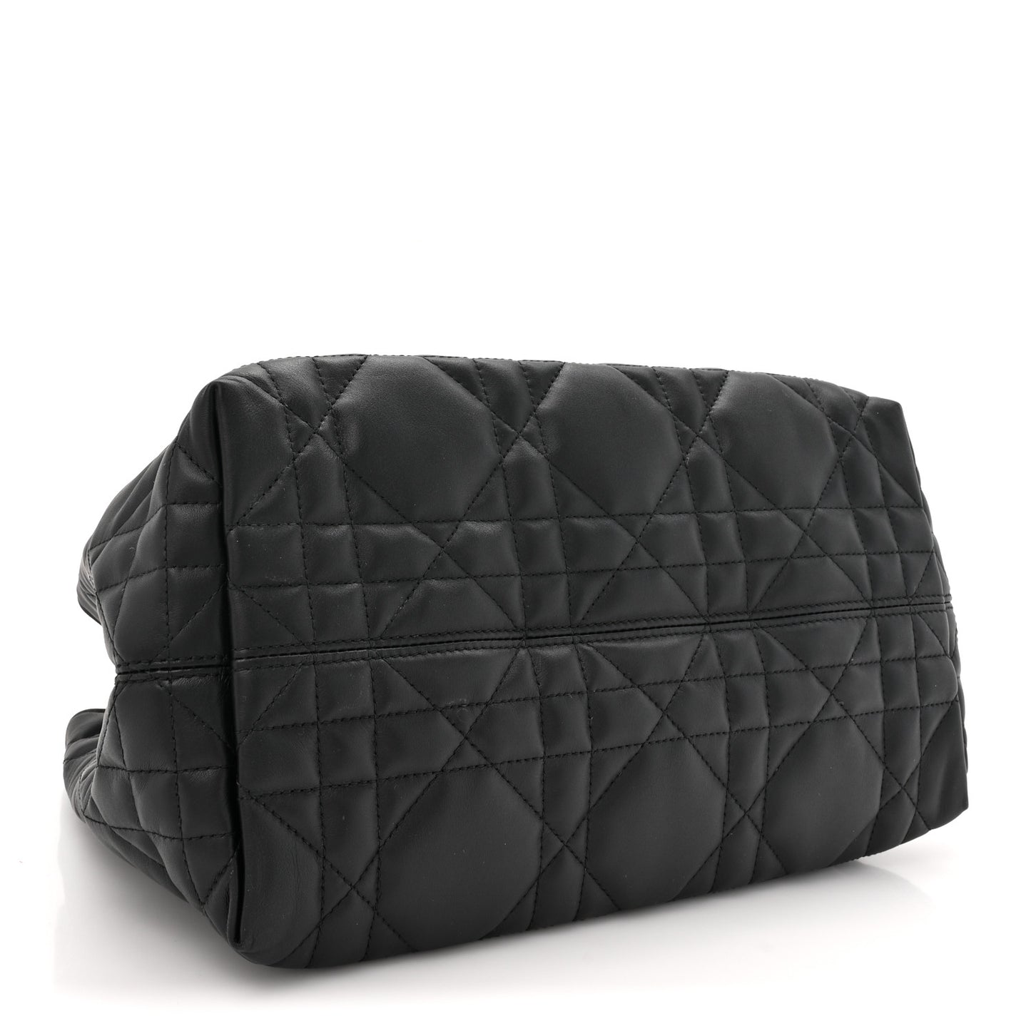 Calfskin Macrocannage Medium Toujours Black