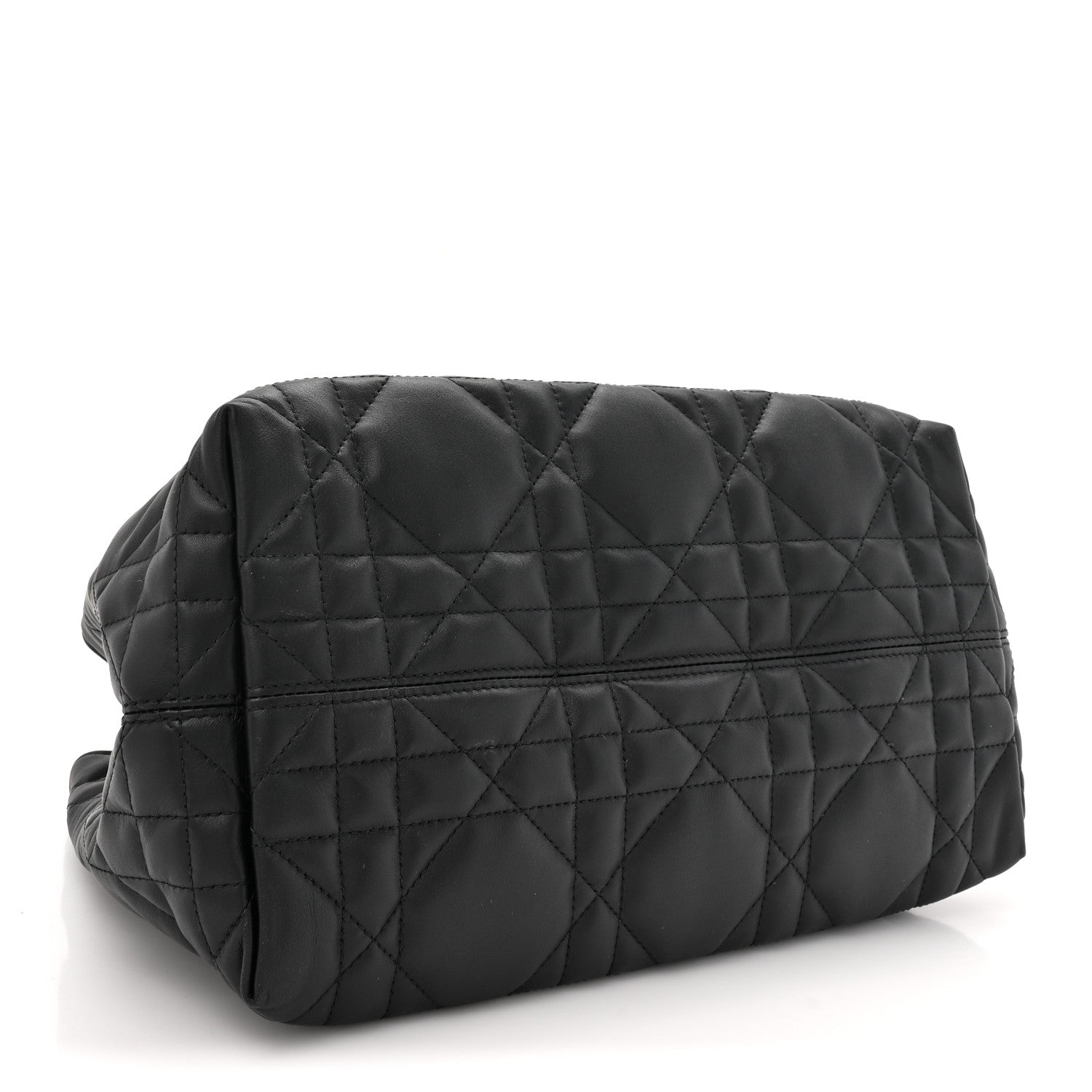 Christian Dior Calfskin Macrocannage Medium Toujours Black 5 of 11