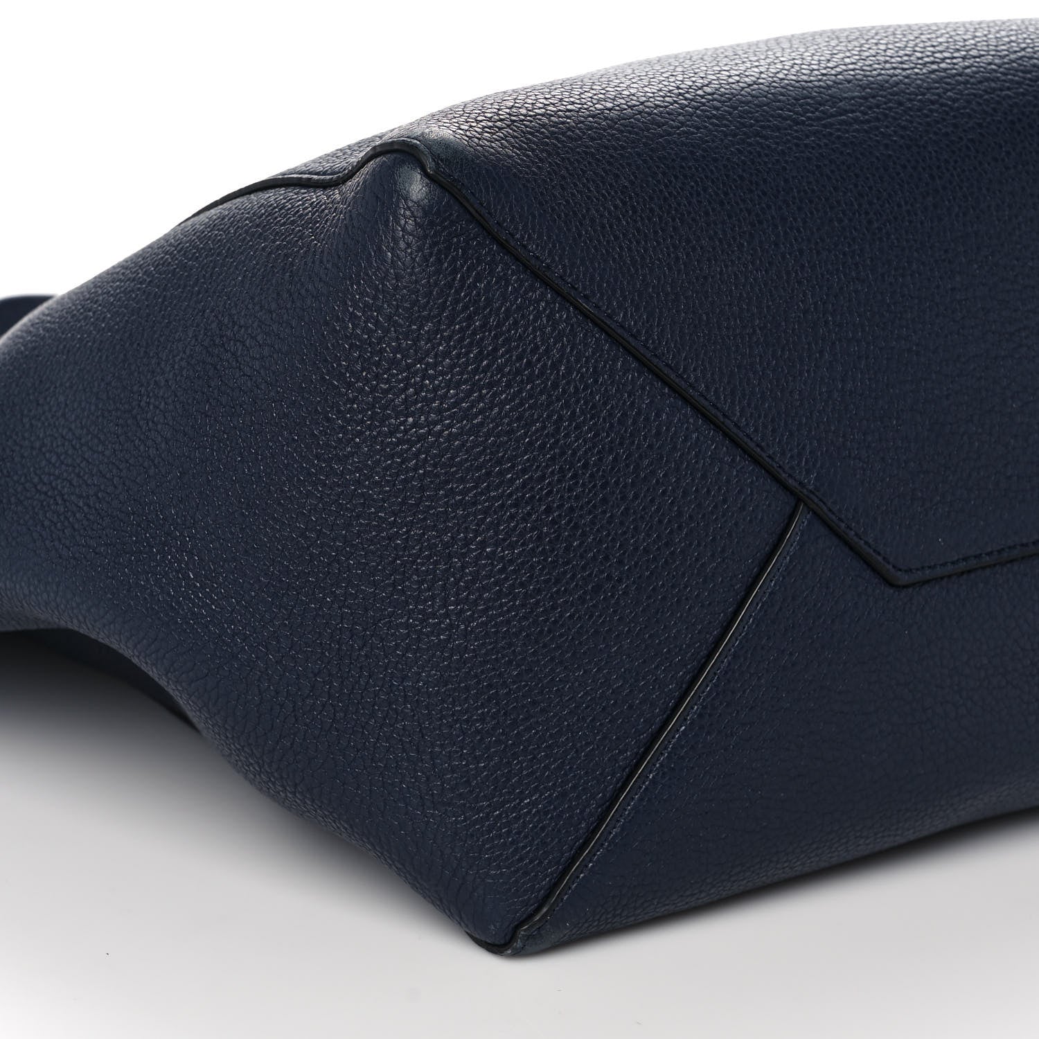 Celine Soft Grained Calfskin Small Belt Cabas Phantom Navy 9 of 11