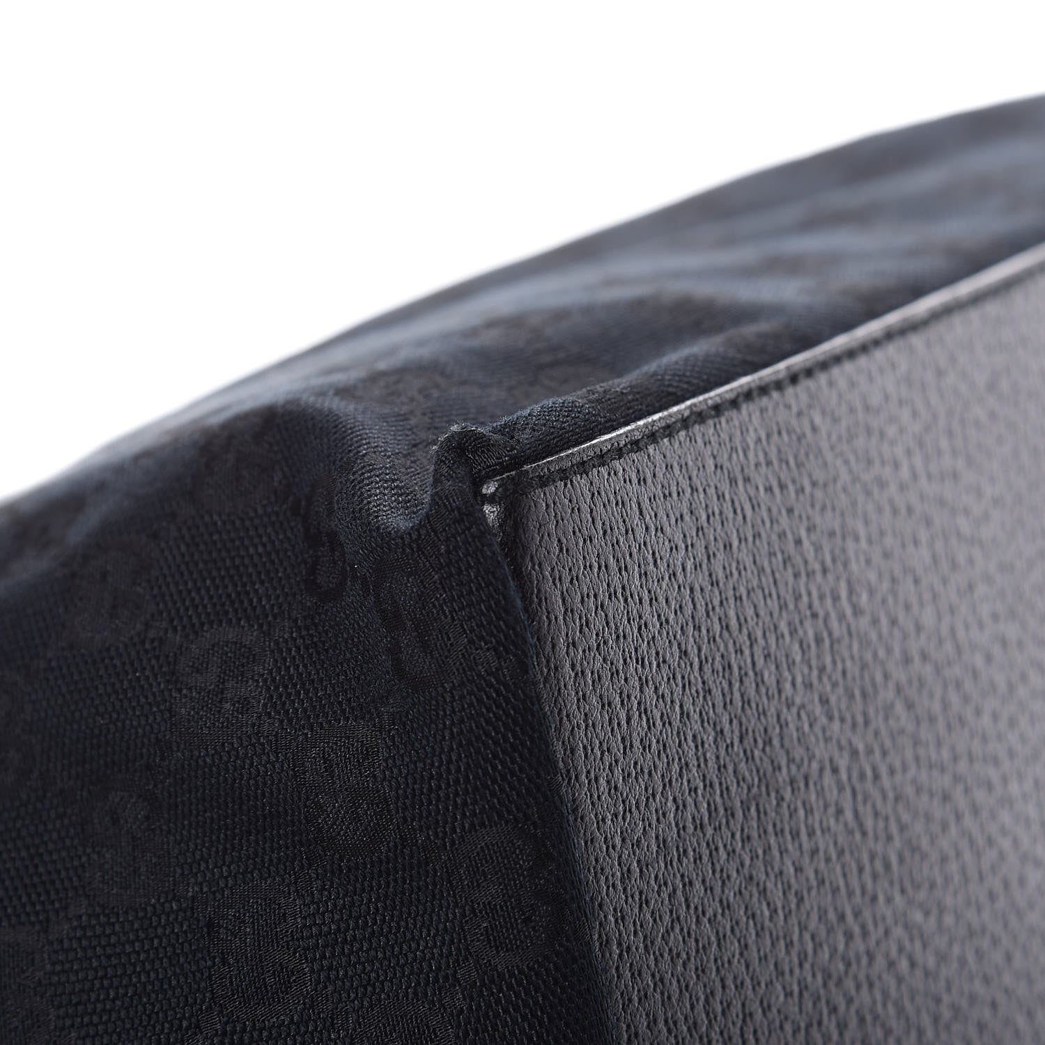 Gucci GG Monogram Large Web Handle Bucket Tote Black 9 of 12