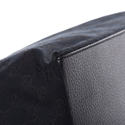 Gucci GG Monogram Large Web Handle Bucket Tote Black 9 of 12