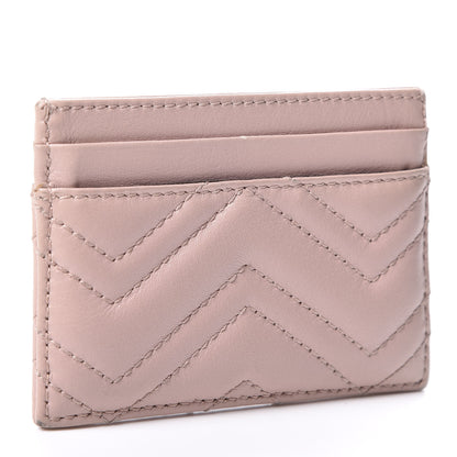 Gucci Calfskin Matelasse GG Marmont Card Holder Perfect Pink 2 of 10
