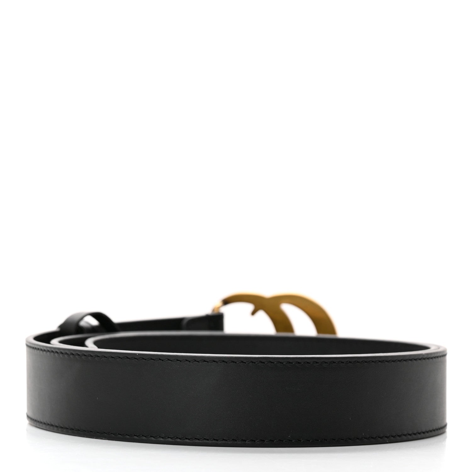 Gucci Calfskin Double G 30mm Belt 95 38 Black 2 of 9