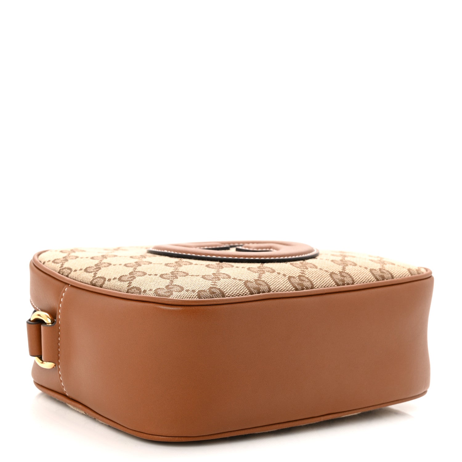 Gucci GG Supreme Calfskin Mini Blondie Bag Beige Ebony Sundial 3 of 9