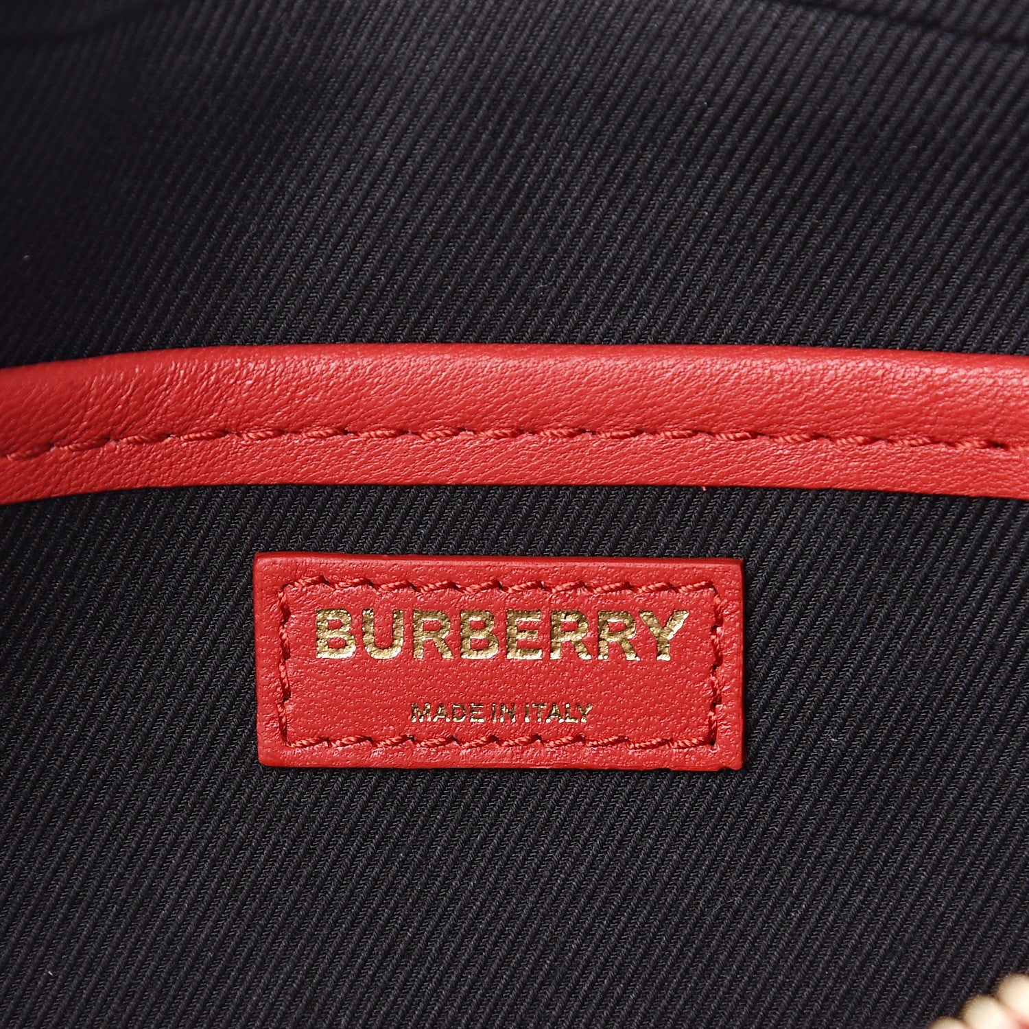 Burberry Lambskin Quilted Camera Bag Bright Red 5 of 9
