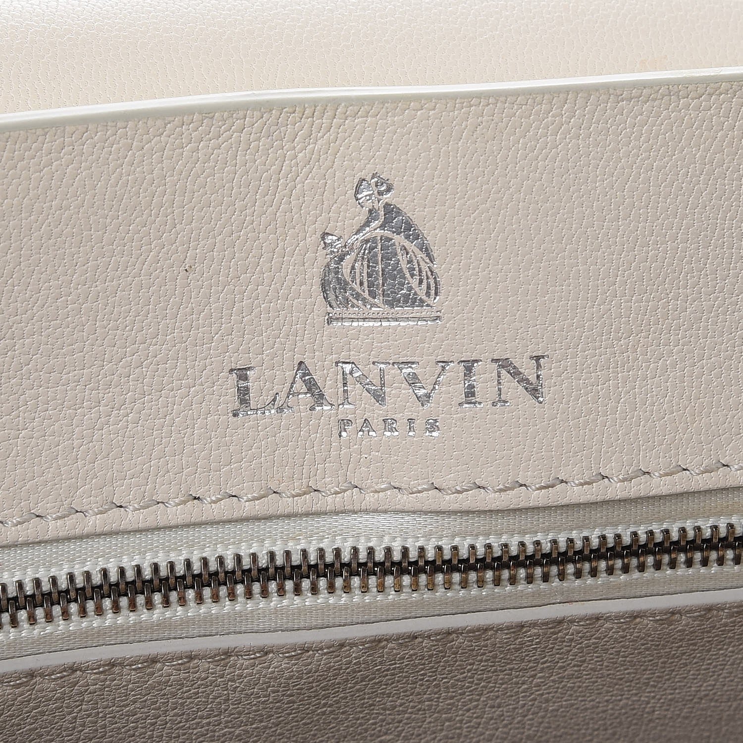 Lanvin Goatskin Happy Edgy Medium Jaune White 6 of 18