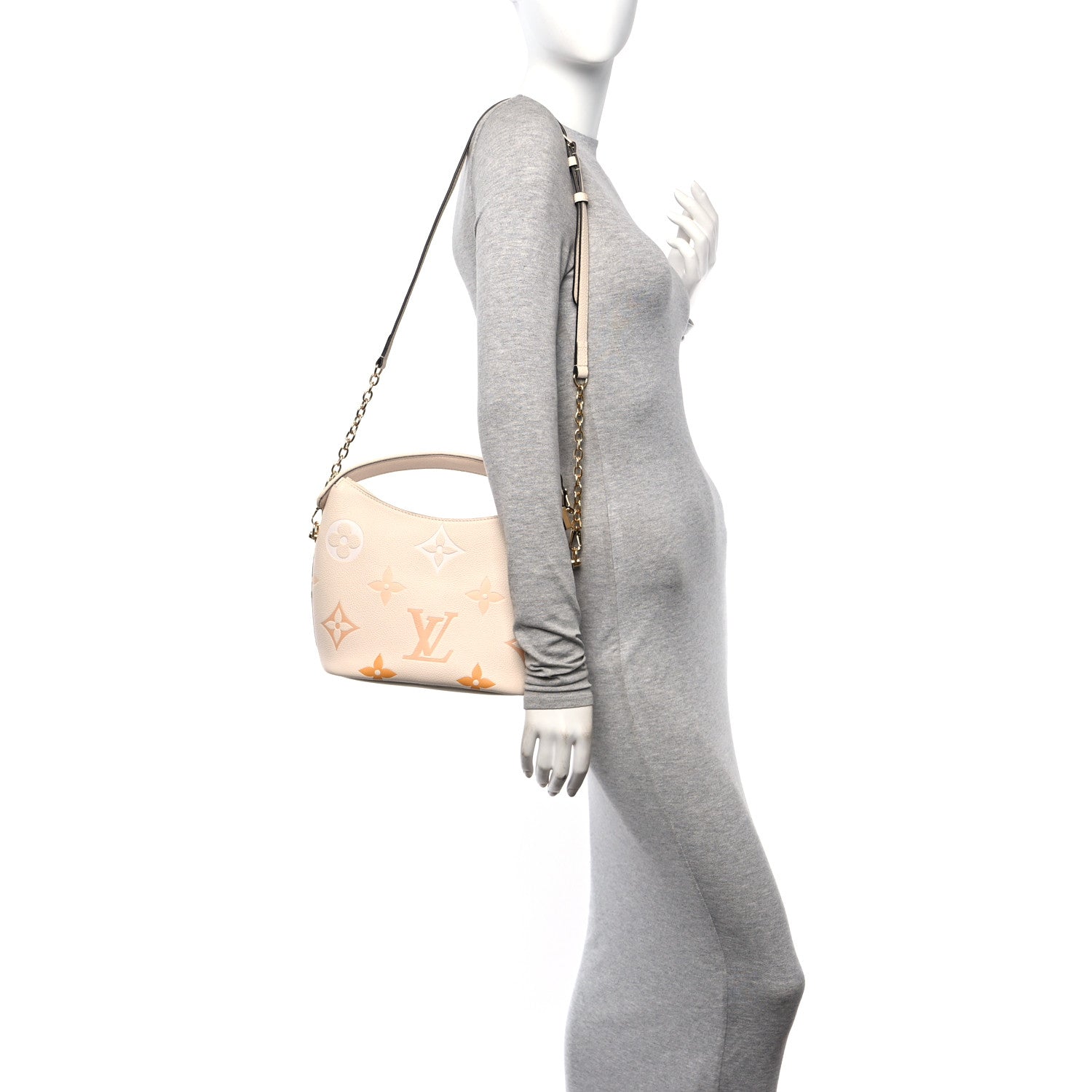 Louis Vuitton Empreinte Monogram Giant By The Pool Marshmallow Hobo Cream Saffron 3 of 10