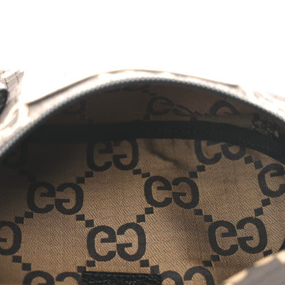 Gucci Recycled Polyester Monogram Jumbo GG Belt Bag Ebony Beige 5 of 10