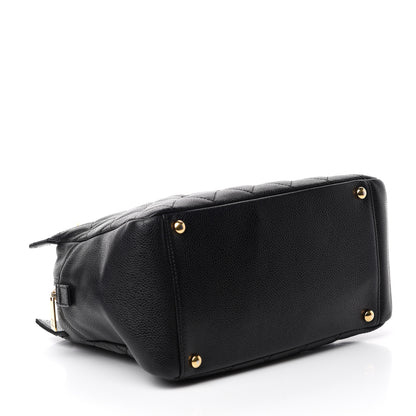 Chanel Caviar Quilted Petit Timeless Tote PTT Black 4 of 8
