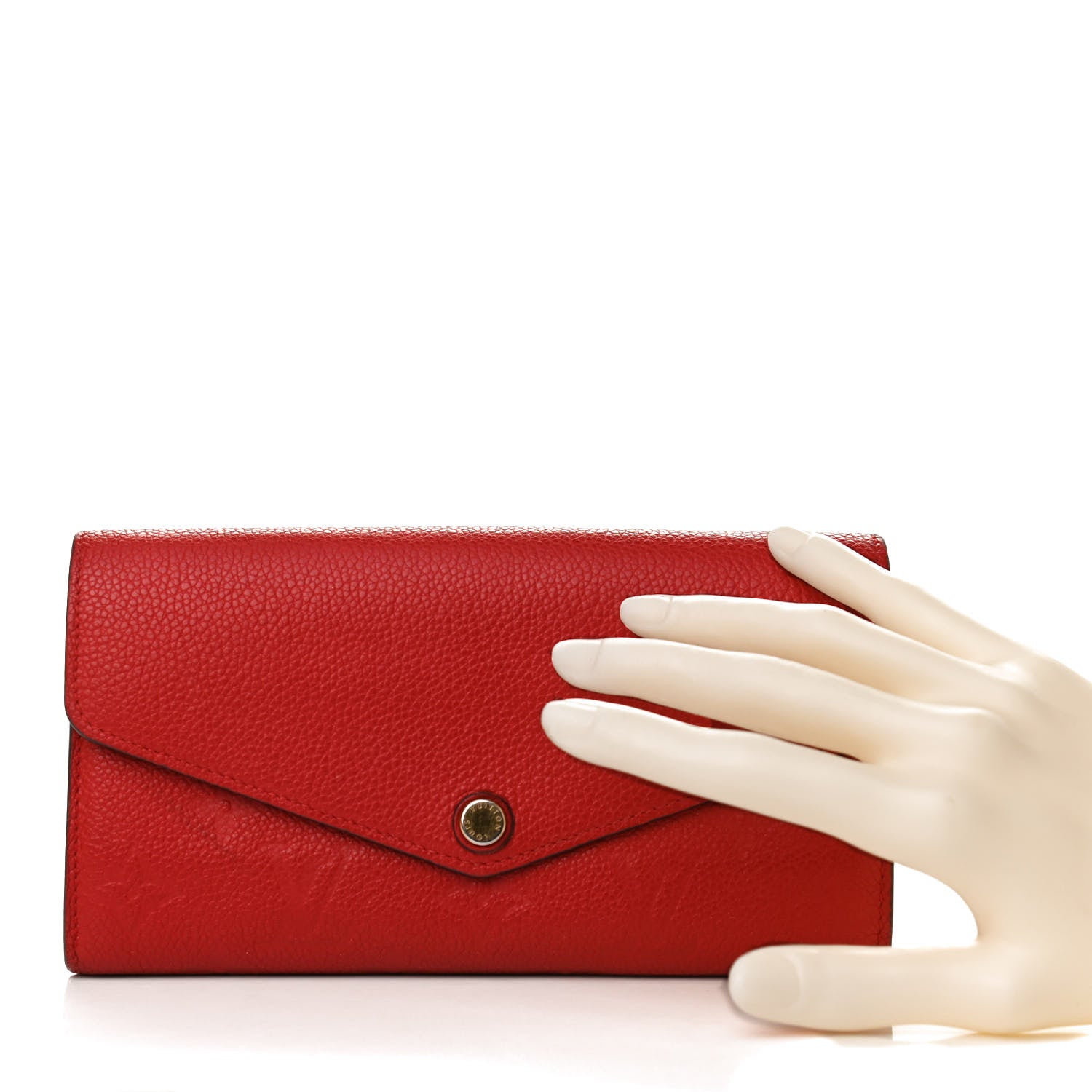 Louis Vuitton Empreinte Sarah Wallet NM Cherry 2 of 9