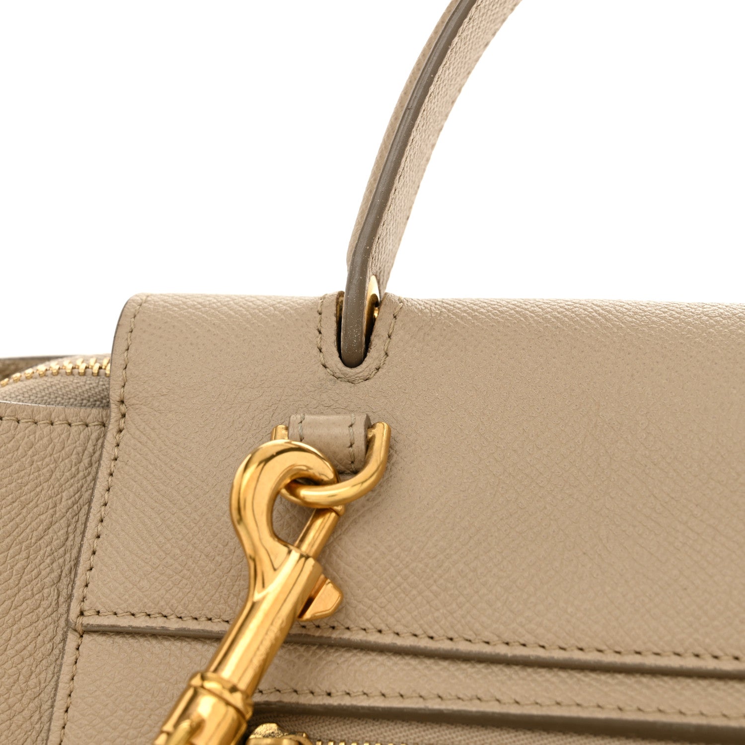 Celine Baby Grained Calfskin Micro Belt Bag Light Taupe 12 of 12