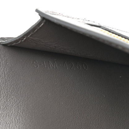 Celine Grained Calfskin Medium Multifunction Strap Wallet Grey Vintage Pink 7 of 8