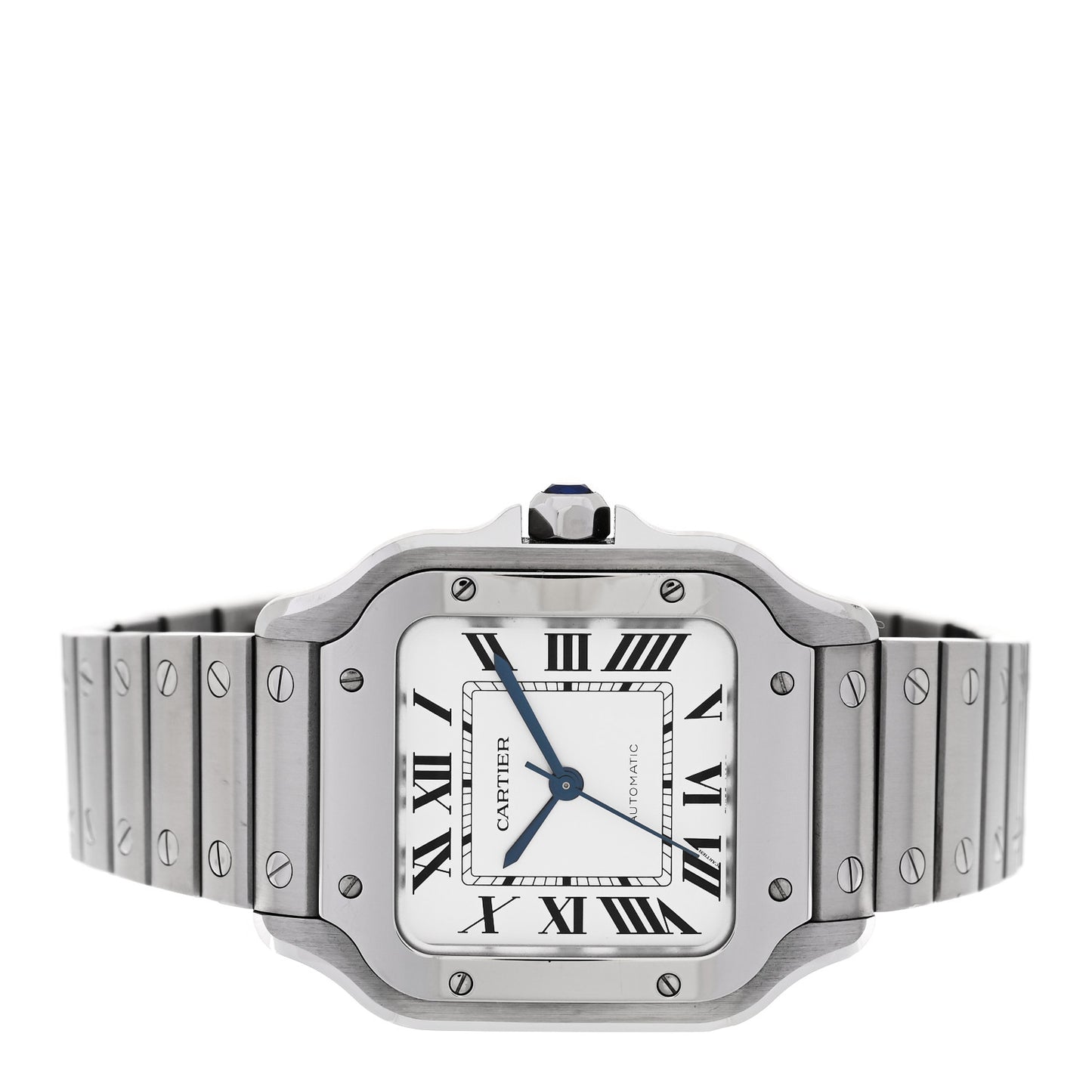 Stainless Steel 35mm Santos de Cartier Automatic Watch