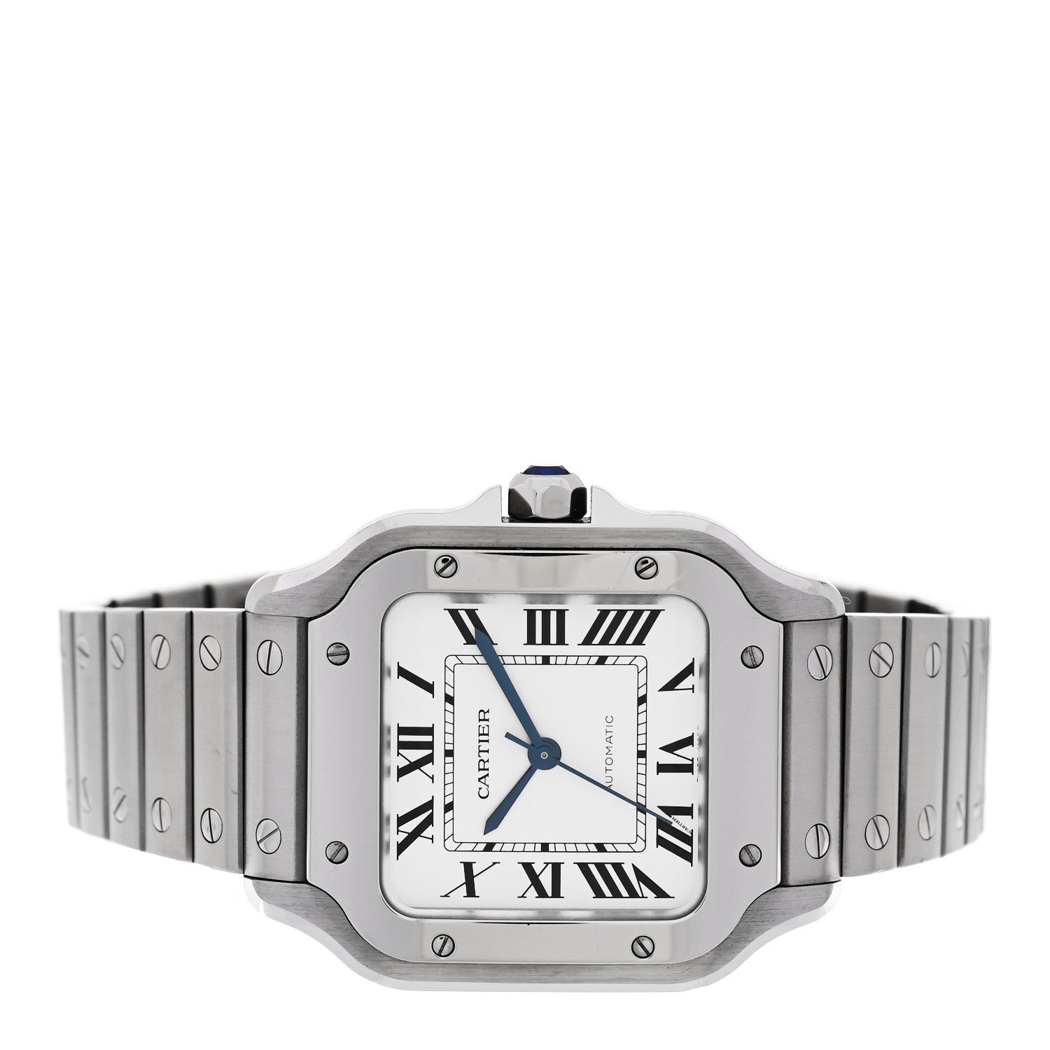 Cartier Stainless Steel 35mm Santos de Cartier Automatic Watch 2 of 7