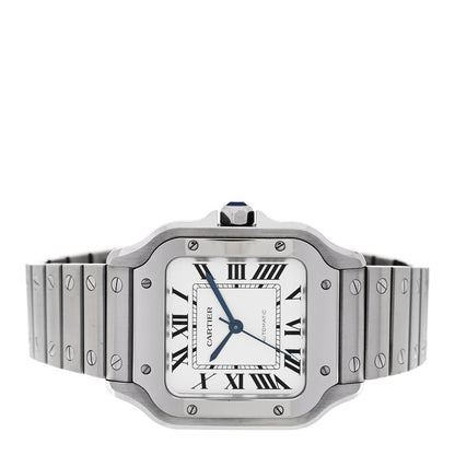 Cartier Stainless Steel 35mm Santos de Cartier Automatic Watch 2 of 7