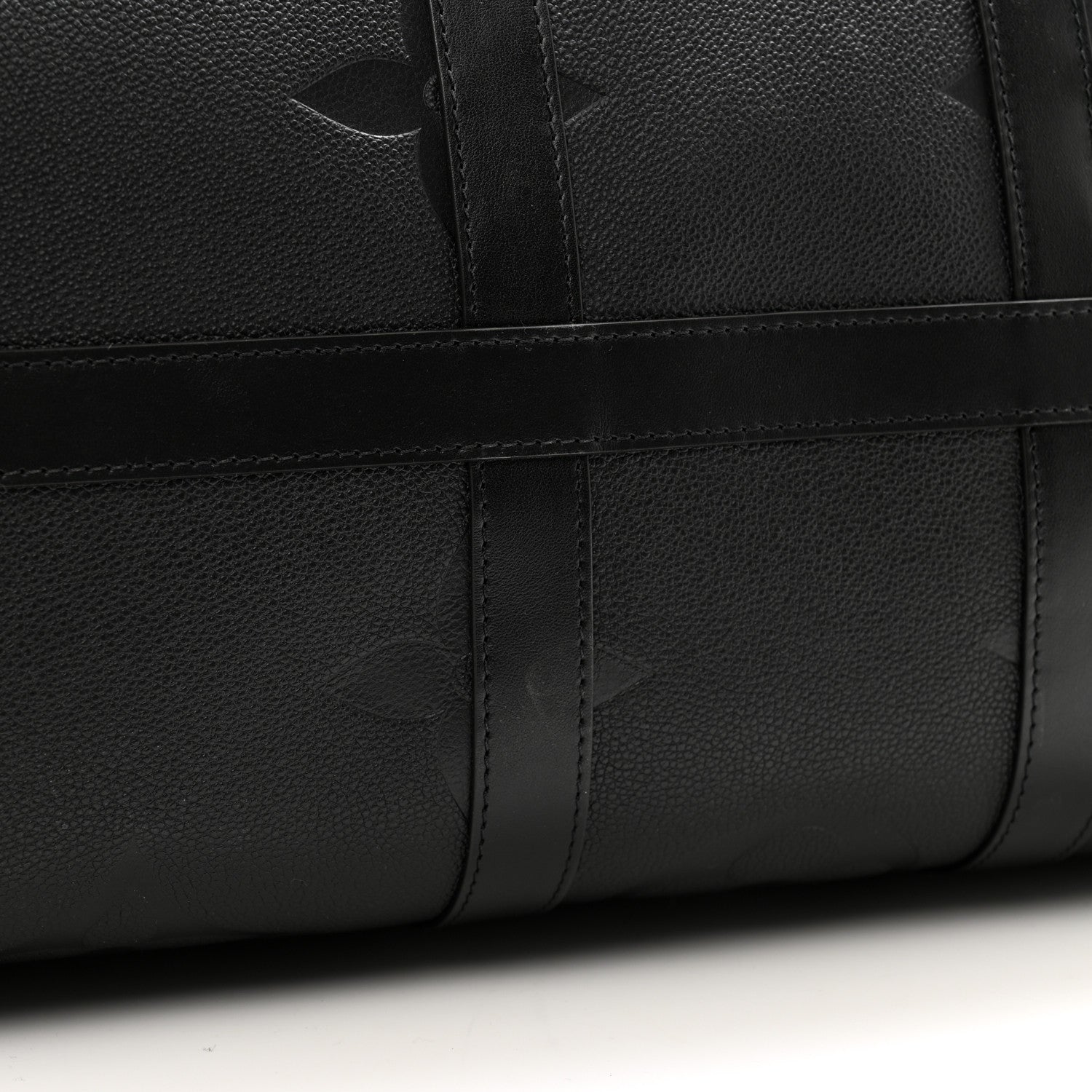 Louis Vuitton Empreinte Monogram Giant Keepall Bandouliere 45 Black 10 of 10